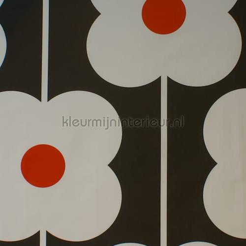 Abacus flower tomato cortinas 7745-1 Orla Kiely Eijffinger