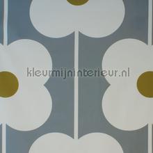 Abacus flower olive cortinas Eijffinger romntico 