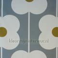 Abacus flower olive cortinas 7745-2 Orla Kiely Eijffinger