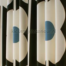 Abacus flower powder blue gordijnen Eijffinger retro 