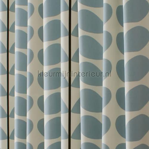 Two color stem powder blue curtains 7747-2 retro Eijffinger