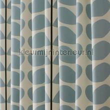 Two color stem powder blue cortinas 7747-2 retro Eijffinger