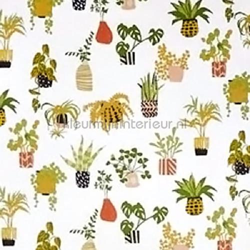 Pot plants coral papier peint 5074-406 Pick N Mix Prestigious Textiles