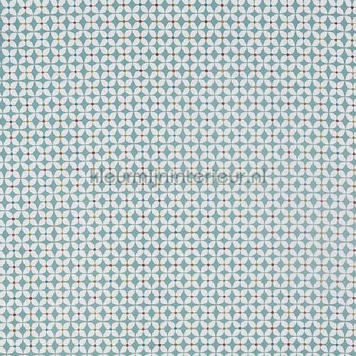 Zap azure curtains 5077-707 diamond Prestigious Textiles