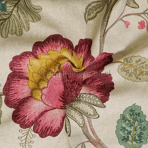 Floral fantasy gordijn beige gurdainstof 7665-8 bluumkes Eijffinger