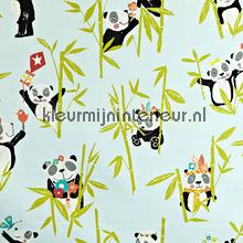 Panda Aqua curtains Prestigious Textiles ready made 