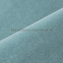 Velours licht vergrijsd turquoise cortinas Kobe quadrado 