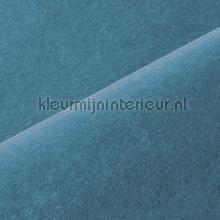 Velours vergrijsd licht zeeblauw cortinas Kobe quadrado 