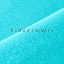 Velours licht groenblauw gordijnen Kobe Scion 