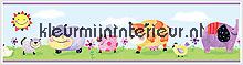 Polka dot piggy interieurstickers RoomMates behang 