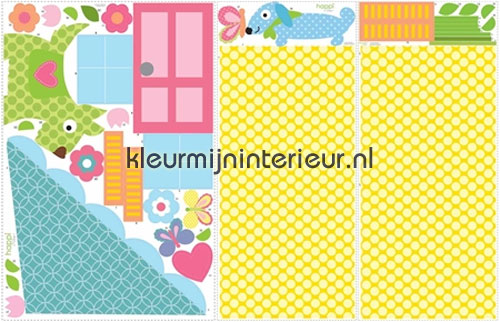 doll house interieurstickers RMK1438SLM Baby - Peuter York Wallcoverings