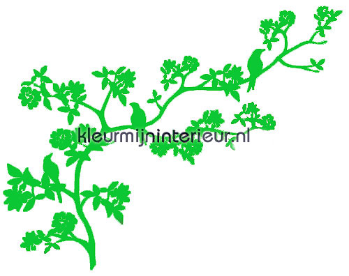 branch decorative selbstkleber blumen natur Caselio