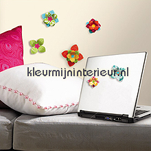 3D bloemenstickers wallstickers RoomMates vindue stickers 