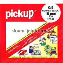 Cijferset, Cooper Black, 15mm, Wit stickers mureaux Pick-up Signalétique 