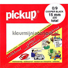 Cijferset, Cooper Black, 15mm, Wit interieurstickers Pick-up plakletters en cijfers set 