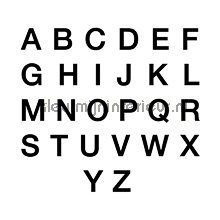Letterset, Helvetica, 30mm, Zwart stickers mureaux Pick-up Sticker top 15 