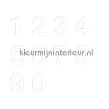 Cijferset, Helvetica, 20mm, Wit stickers mureaux Pick-up Sticker top 15 