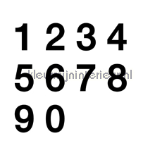 Cijferset, Helvetica, 20mm, Zwart stickers mureaux Pick-up Sticker top 15 