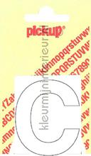 letter C Helvetica vinilo decorativo Pick-up Basic Letters en Cijfers c-wit