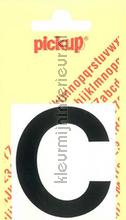 letter C Helvetica vinilo decorativo Pick-up Basic Letters en Cijfers c-zwart