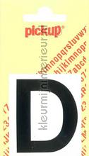 letter D Helvetica vinilo decorativo Pick-up Basic Letters en Cijfers d-zwart