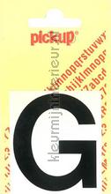 letter G Helvetica vinilo decorativo Pick-up Basic Letters en Cijfers g-zwart