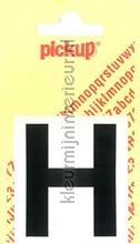 letter H Helvetica vinilo decorativo Pick-up Basic Letters en Cijfers h-zwart