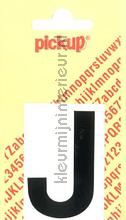 letter J Helvetica vinilo decorativo Pick-up Basic Letters en Cijfers j-zwart