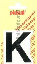 letter K Helvetica vinilo decorativo Pick-up Basic Letters en Cijfers k-zwart