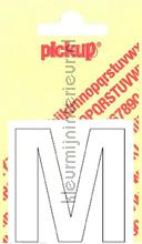 Letter M Helvetica stickers mureaux Pick-up Signaltique 