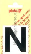 letter N Helvetica vinilo decorativo Pick-up Basic Letters en Cijfers n-zwart