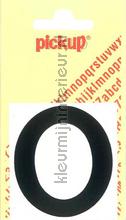 letter O Helvetica vinilo decorativo Pick-up Basic Letters en Cijfers o-zwart