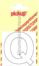 letter Q Helvetica vinilo decorativo Pick-up Basic Letters en Cijfers q-wit