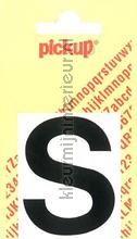 letter S Helvetica vinilo decorativo Pick-up Basic Letters en Cijfers s-zwart