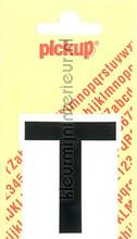 letter T Helvetica vinilo decorativo Pick-up Basic Letters en Cijfers t-zwart