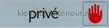 Prive decoration stickers Pick-up Signage 