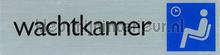 Wachtkamer zelfklevend plaatje decoration stickers Pick-up Signage 