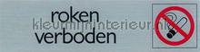 Roken Verboden zelfklevend plaatje decoration stickers Pick-up Signage 