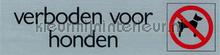 Verboden voor Honden zelfklevend plaatje decoration stickers Pick-up Signage 