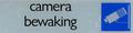 Camera Bewaking zelfklevend plaatje P694 cijfers letters en pictogrammen