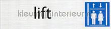 Lift zelfklevend plaatje decoration stickers Pick-up Signage 
