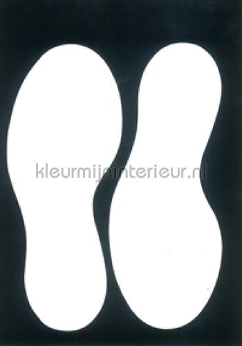 Voetstappen Wit sticker stickers mureaux 91080001 Icon Pick-up