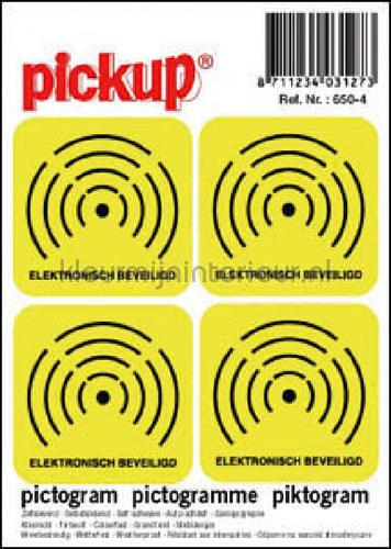 Alarm Aanwezig stickers mureaux P650-4 Icon Pick-up