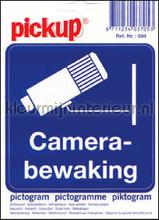 Camera Bewaking picto sticker wallstickers Pick-up tal og bogstaver 