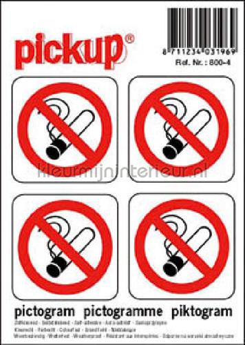 Roken Verboden stickers adesivi murali P800-4 Icon Pick-up