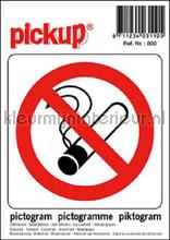 Verboden te Roken picto sticker vinilo decorativo Pick-up Sealizacin 