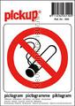 Verboden te Roken picto sticker P800-4 numeri e lettere