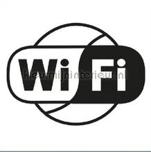 WIFI aanwezig picto sticker vinilo decorativo Pick-up Sealizacin 