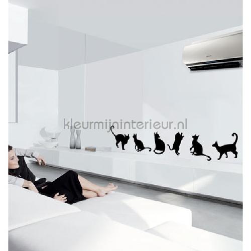 Cats wallstickers DP-065 dyr Coart