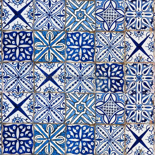 Azulejos keukenwand sticker blauw wallstickers 67215 Crearreda collection